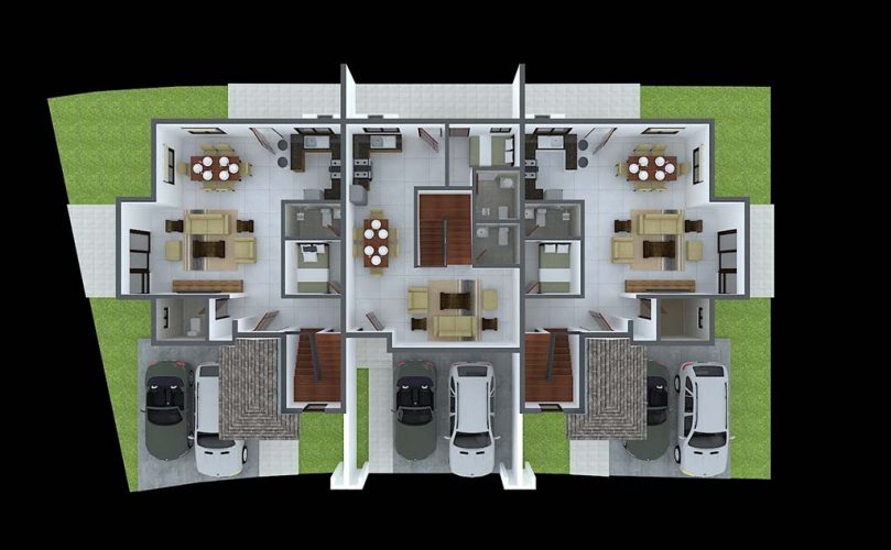 unit lay out, pristina north