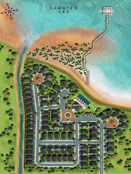 aduna beach villas subdivision master plan