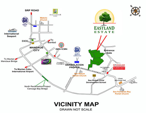 vicinity map of eastland estate liloan