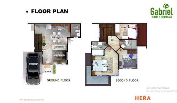 Hera single detached floor plan 