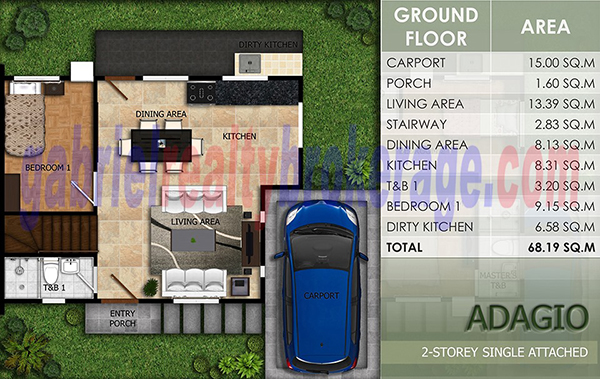 adagio model floor plan (1st floor)