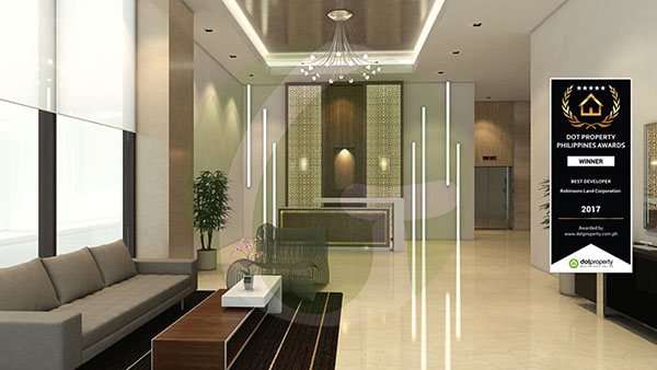 reception area in the condominium