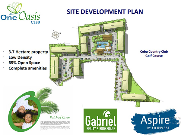 site development plan of one oasis