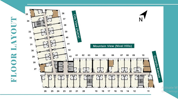 building floor plan of suarez residences cebu
