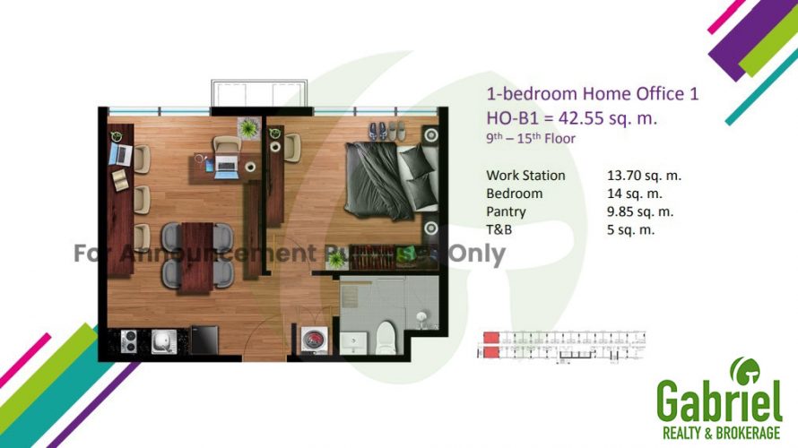 1 bedroom