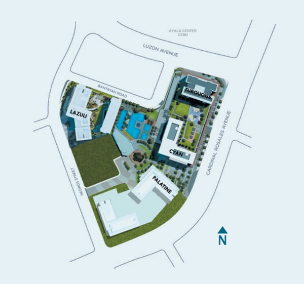 site development plan of palatine solinea in cebu business park