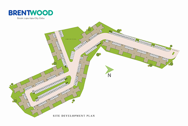 site development plan or master plan of brentwood