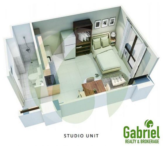 studio unit floor plan