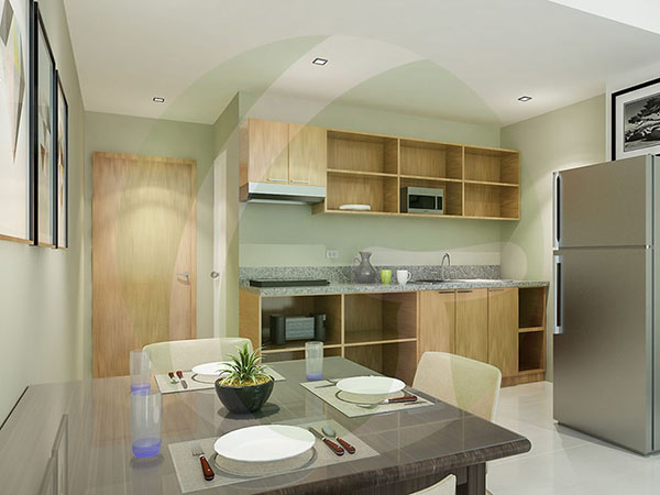 deliverable unit includes kitchen cabinets