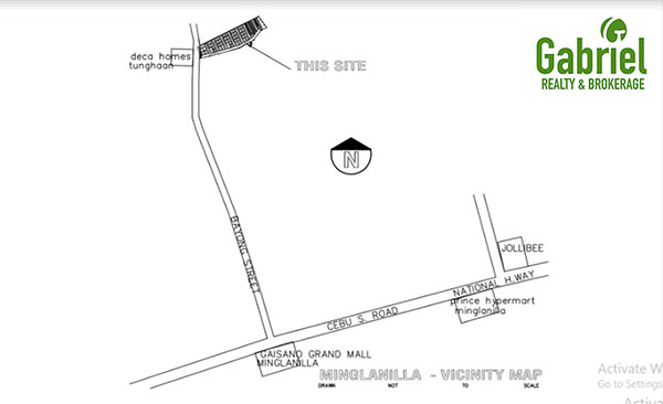 vicinity map of Seirra Point Mingalanilla