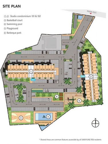 site development plan or master plan of the condo