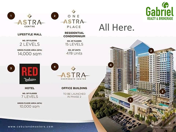 the buildings in one astra place condominium