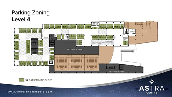 parking zone in level 4