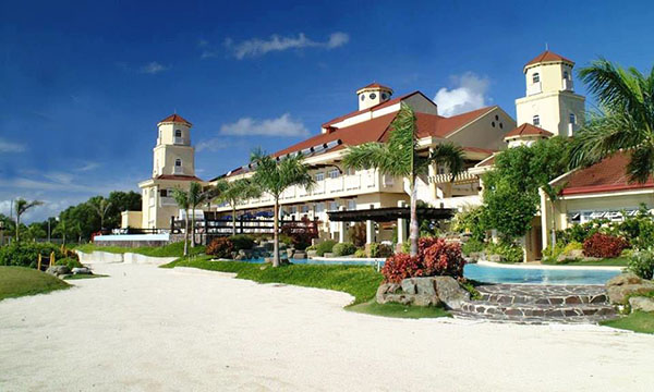 the swimming pool in the club house