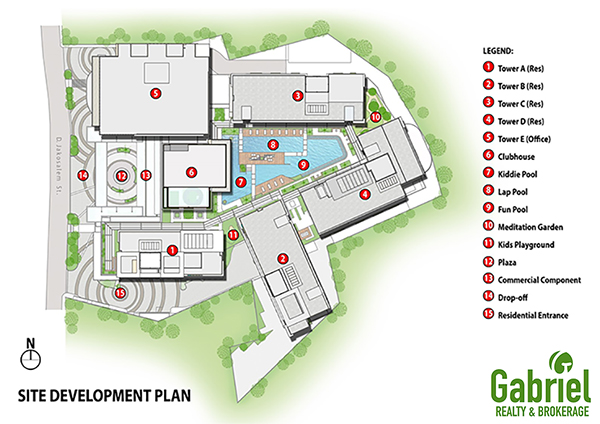 site development plan of city clou condominium