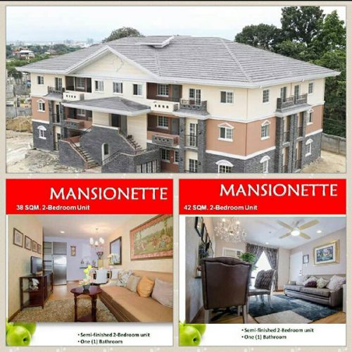 Mansionettes are all 2-bedroom residential condominium units