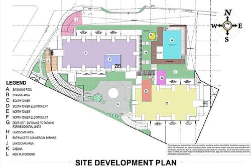 site development plan or master plan of the condo project