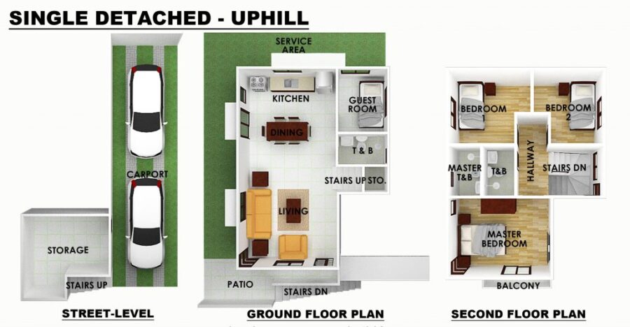 single detached-uphill