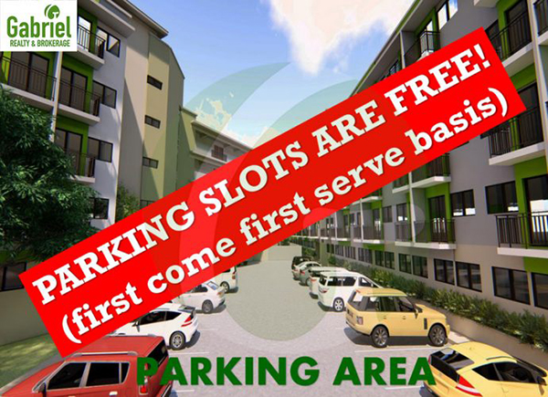parking area where slots are free