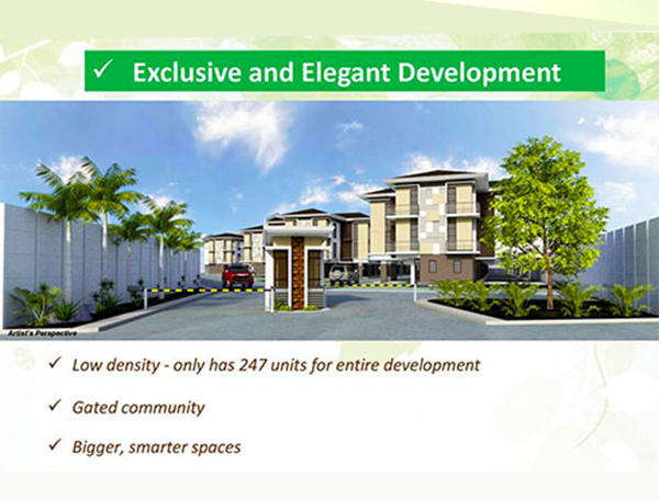 exclusive and elegant development