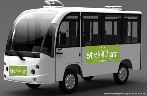 free shuttle bus of stellar residences