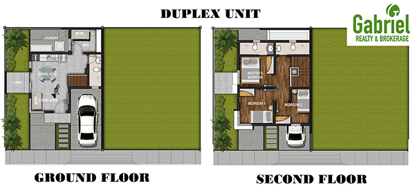 duplex floor plan