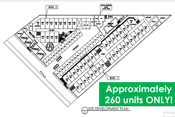 the master plan, site development 