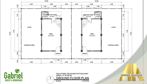 single detached floor plan