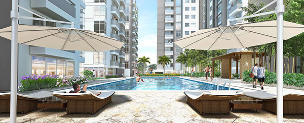 swimming pool of paseo grove mactan condominium