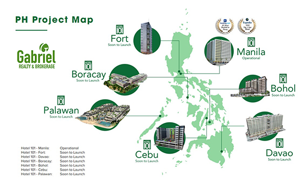 hotel 101 projects all over the philippines