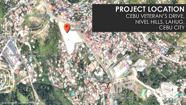 project location of the condominium in lahug