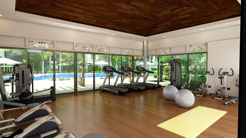gym as one of the amenities in the condominium