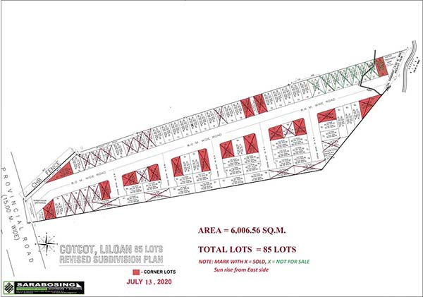 site development plan of robins lane