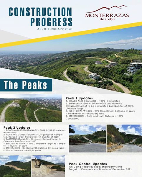 the peaks construction update of monterrazas de cebu
