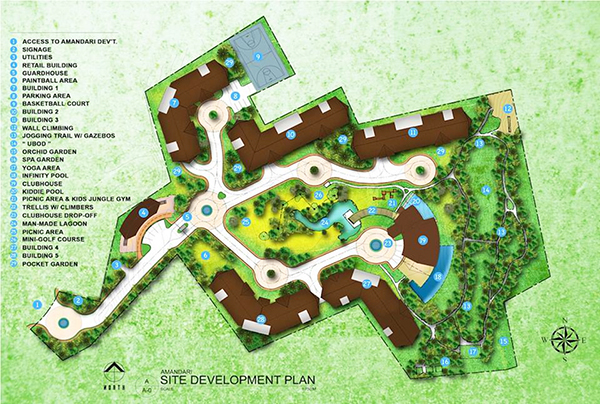 site development plan of antara condominium talisay