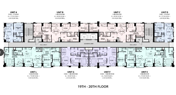 floor plan of la victoria residences