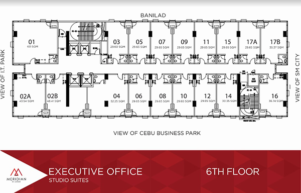 executive office in meridian cebu condominium