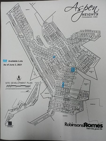 aspen heights lot map with inventory