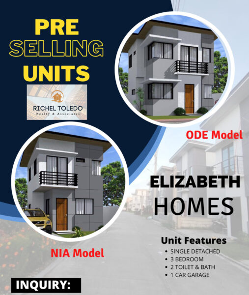 Elizabeth Homes Danao, Preselling House for sale in Danao