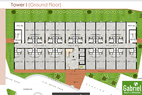 building floor plan of uniplace cebu