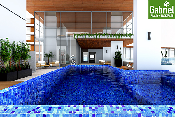 swimming pool in casa mira towers guadalupe