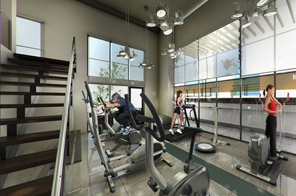fitness gym in northstar condominium for sale in cebu