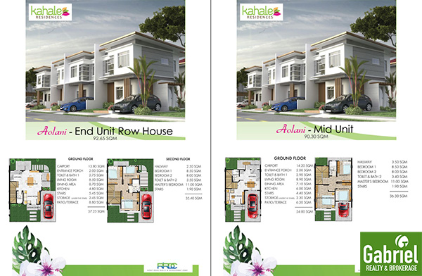 townhouse floor plan, kahale residences minglanilla