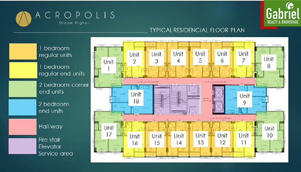 acropolis residences floor plan