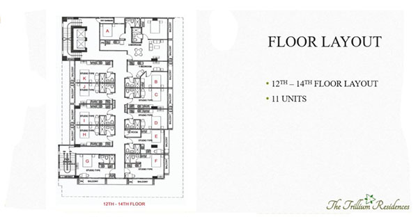 building floor layout in trillium residences