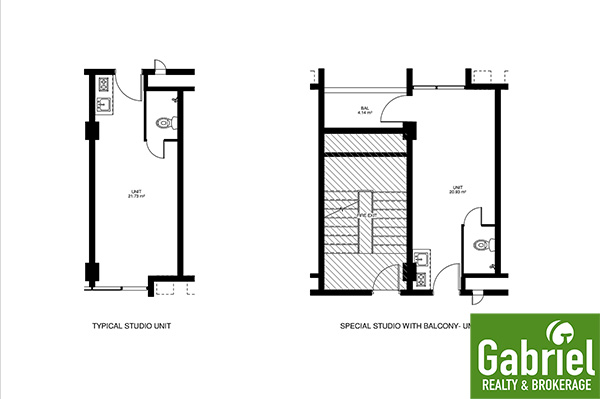 studio unit floor plan in bloq residences sikatuna