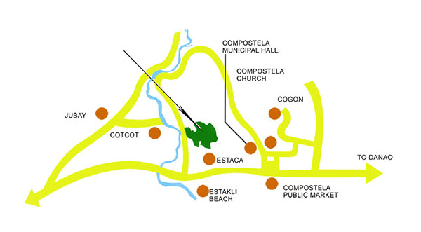 vicinity map of summerhills compostela