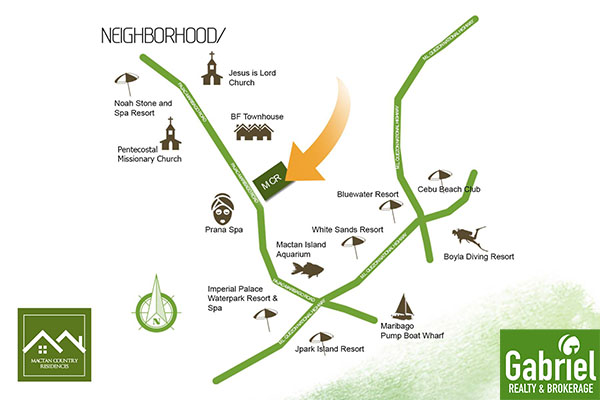 vicinity map of mactan country residences