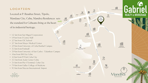 vicinity map of mandtra residences cebu