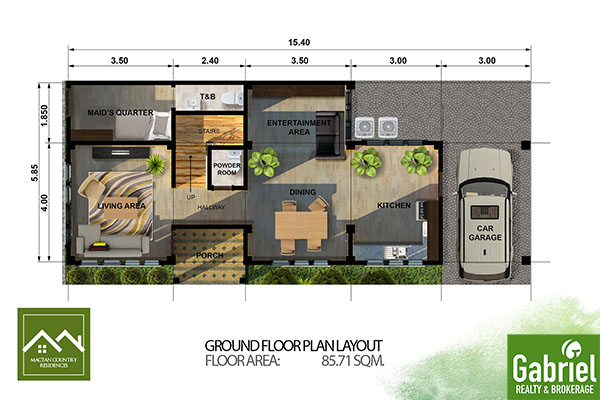 floor plan in mactan country residences
